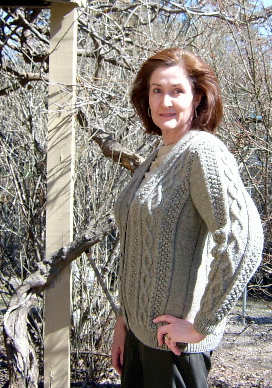 Side View Bendigo Cardigan