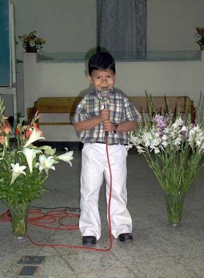 Cantando en la iglesia