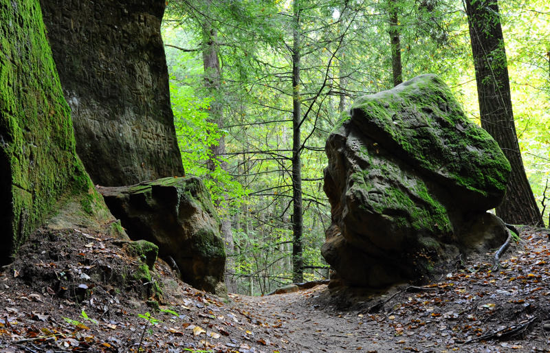 Between a Rock and a Hard Place - Ash Cave - Hocking Hills