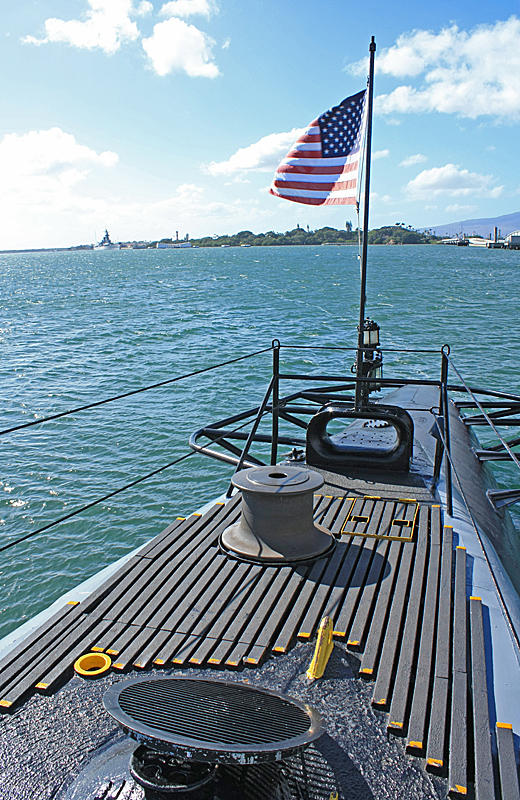 On the USS Bowfin at Pearl Harbor