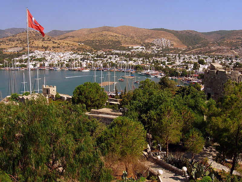 Bodrum, from the castle of St Peter