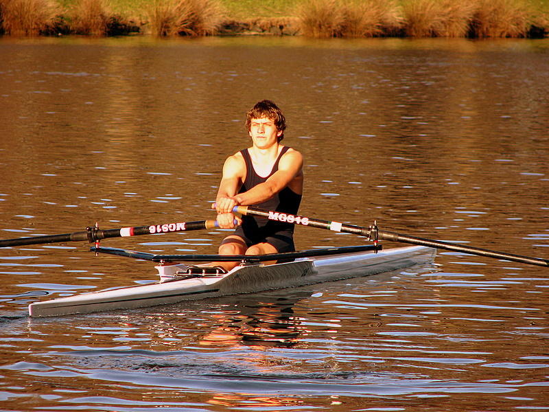 Rowing on the Yarra River