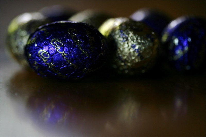 Happiness is ~ eggs made of chocolate