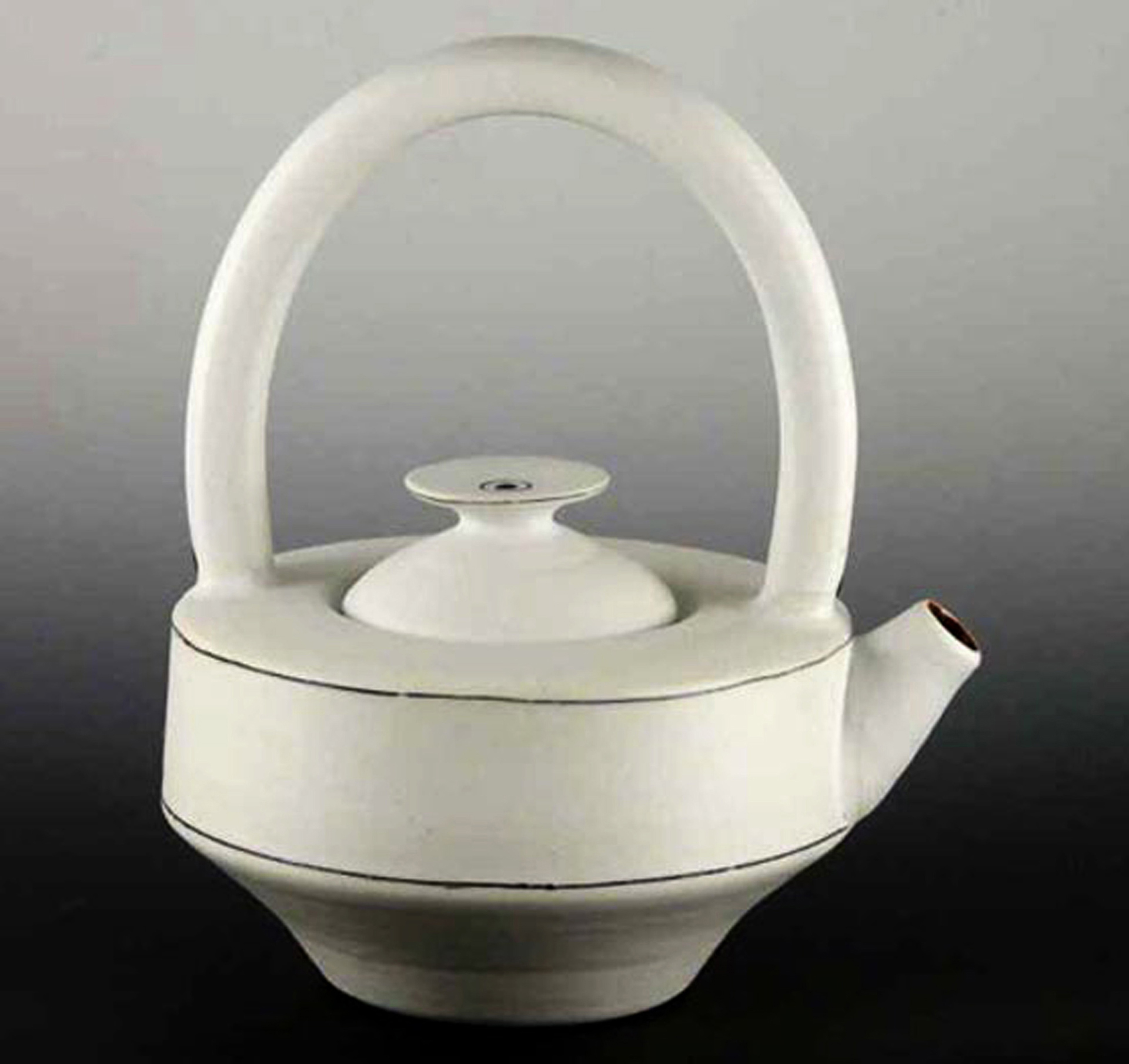 tea pot over handle - M Nichols
