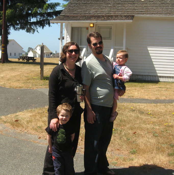 Arwen, Tyler, Dylan & Corrina at Fort Humboldt