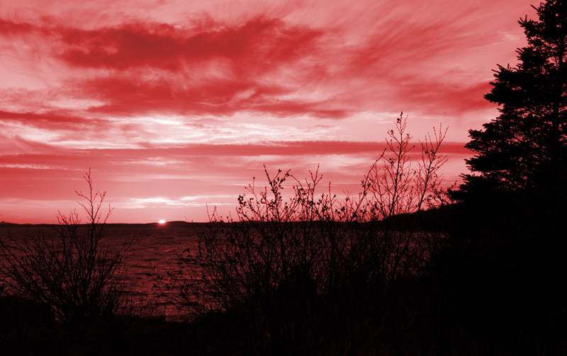 DSC05699 - Sunset Over Windsor Lake (Duotoned)