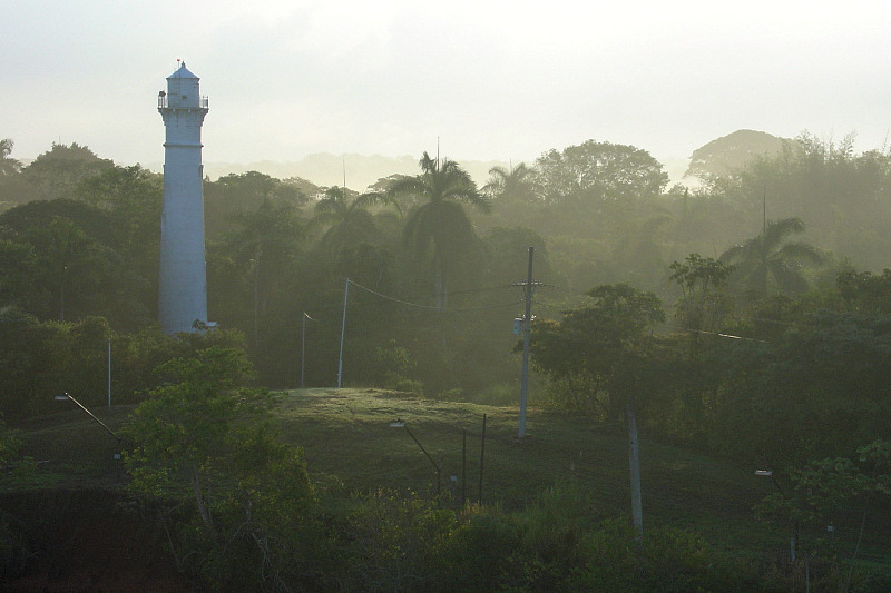 Very peaceful misty morning in Panama