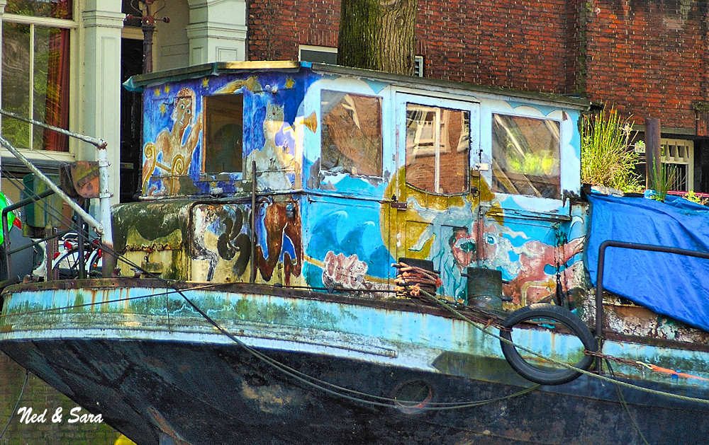 canal boat  decor