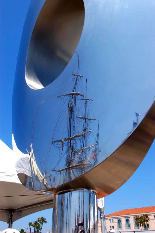 reflected masts