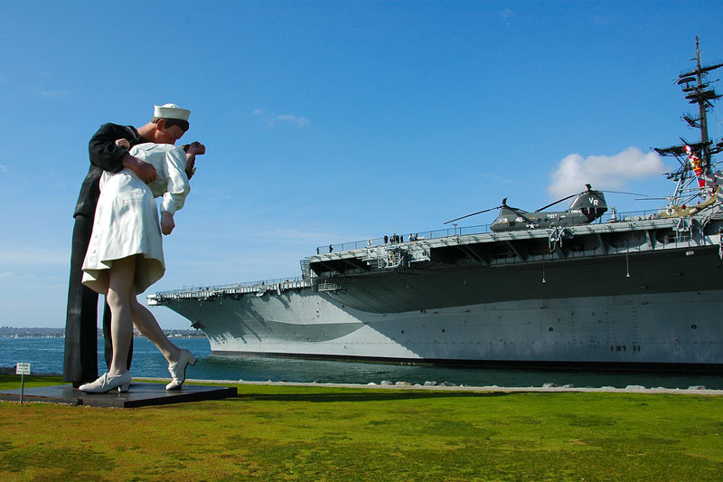 The Kiss at San Diego Bay 