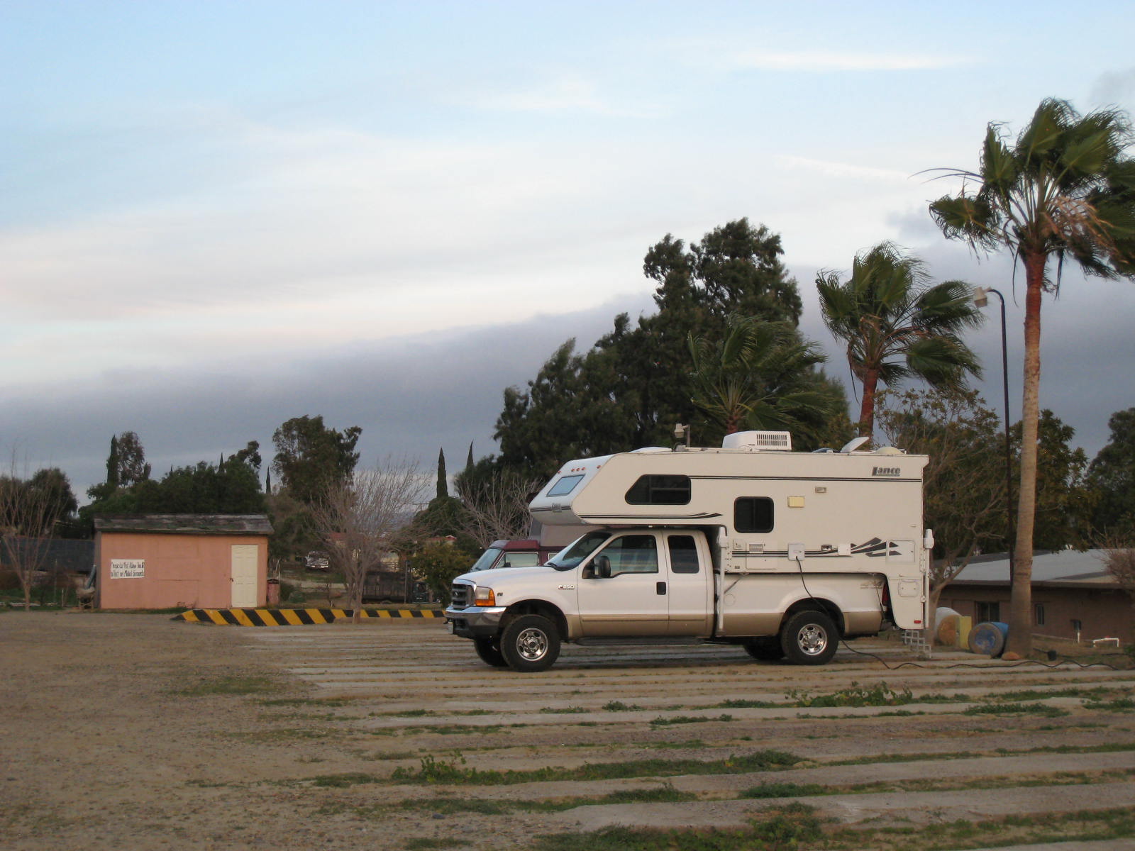 Our Spot Behind the Motel Sinai in El Rosario