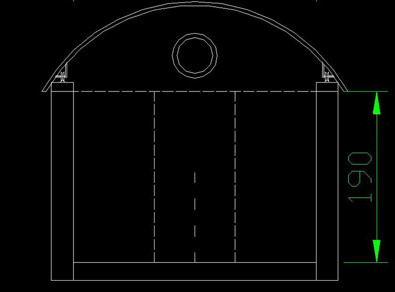 cross section of the planned observatory