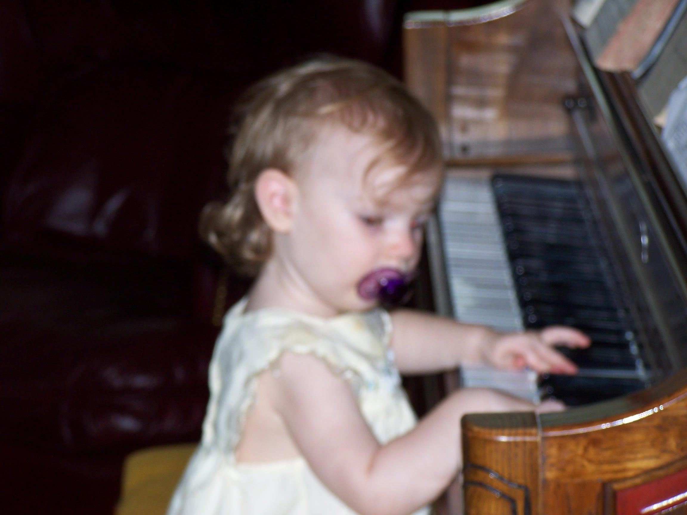   a little lady of music