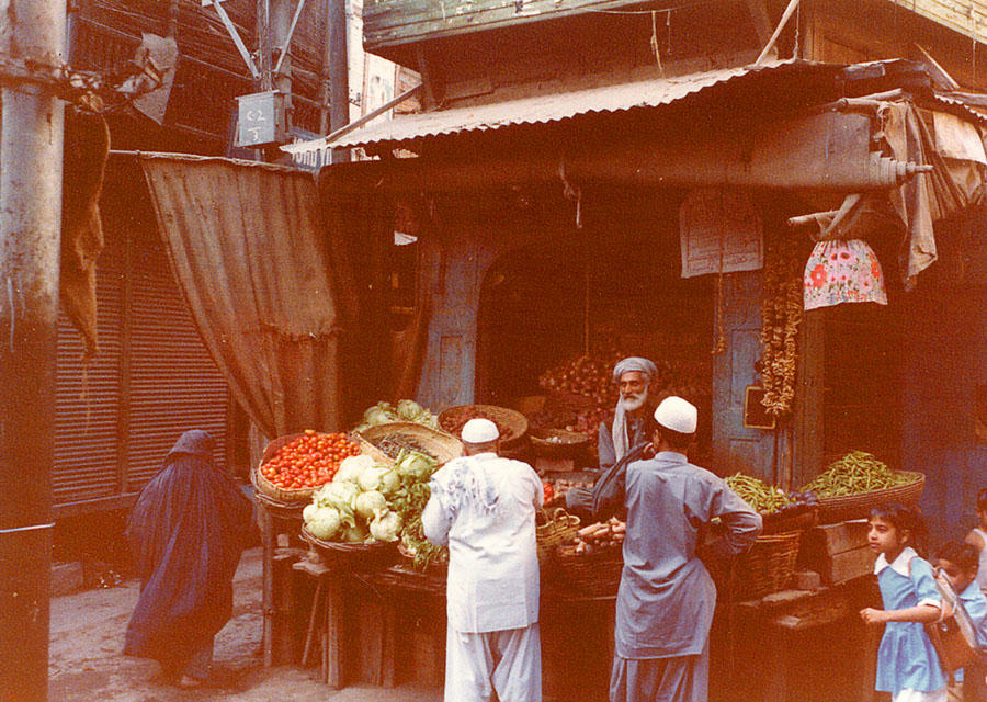Vegetable seller