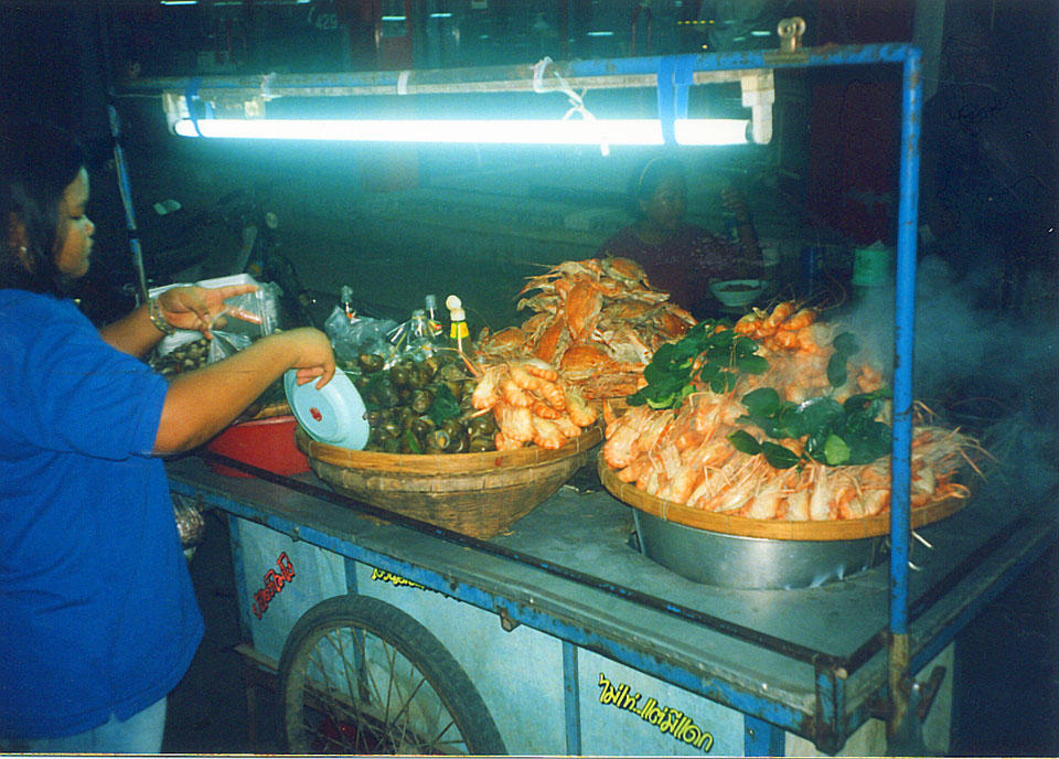 Sea food cart