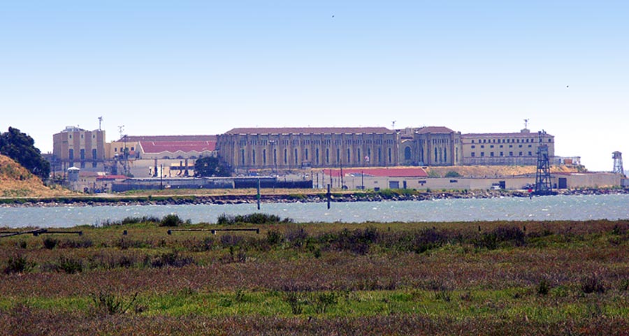 San Quentin Prison from Greenbrae Boardwalk