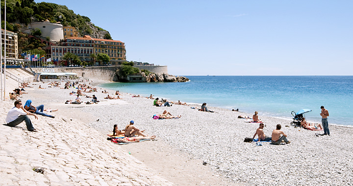 Promenade des Anglais: la Plage