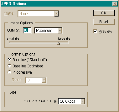 Image Sizing for the Web - 5/5