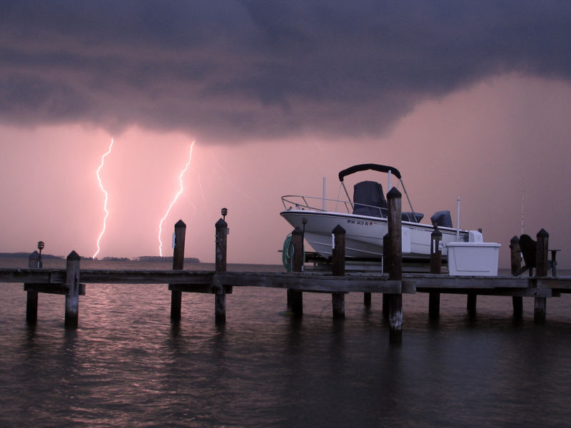 <b>7th</b><br>Lightning in Chesapeake Bay