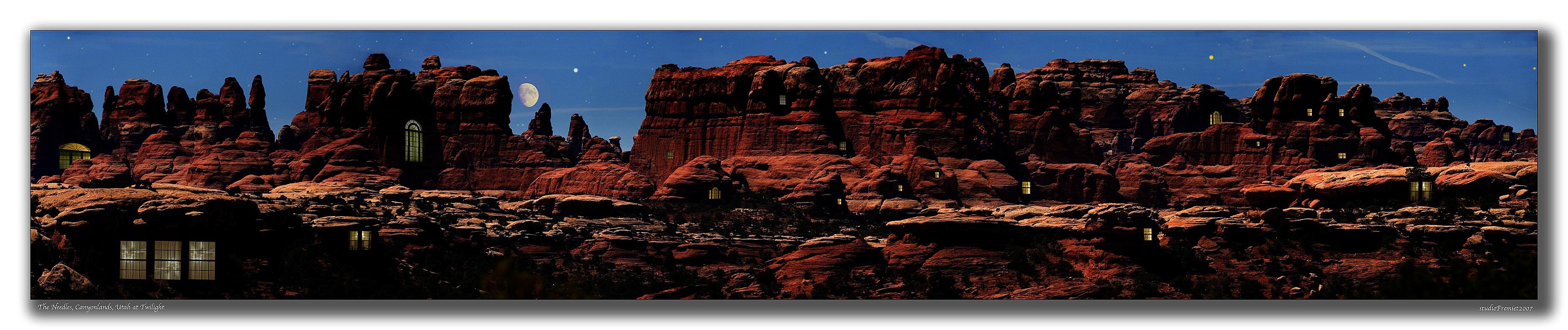 6th<br>The Needles, Canyonlands, Utah...at Twilight<br>Fremiet