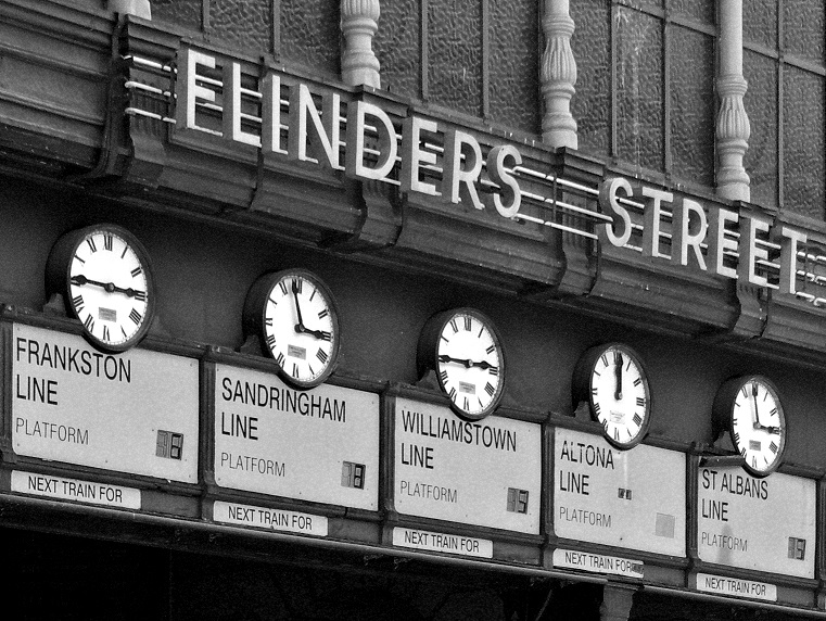 Meet you under the clocks