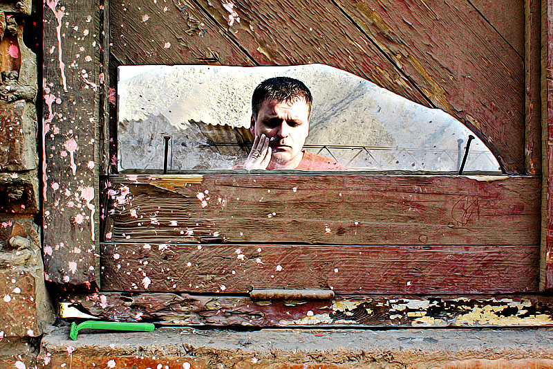 <b> 7th Place (Tie) </b> <br><nobr>a sort of self-portrait<br>(the final cut)<br>by martin polanic</nobr>
