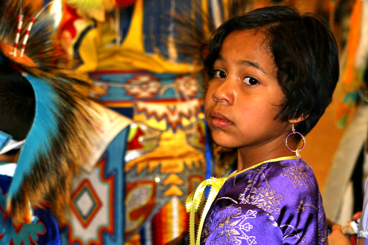 Pow Wow dancer