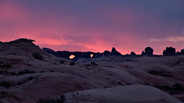 Sunrise at Arches