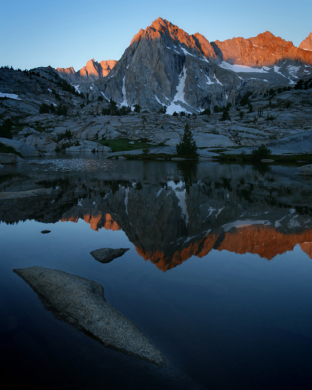 Sunrise - Picture Peak Over Sailor Lake