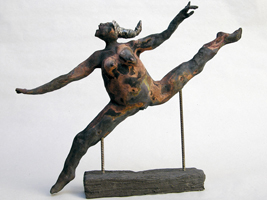 Taenzerin, Skulptur von Fanny Wagner