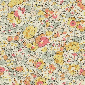 Fabric detail: Liberty's Claire Aude in yellow
