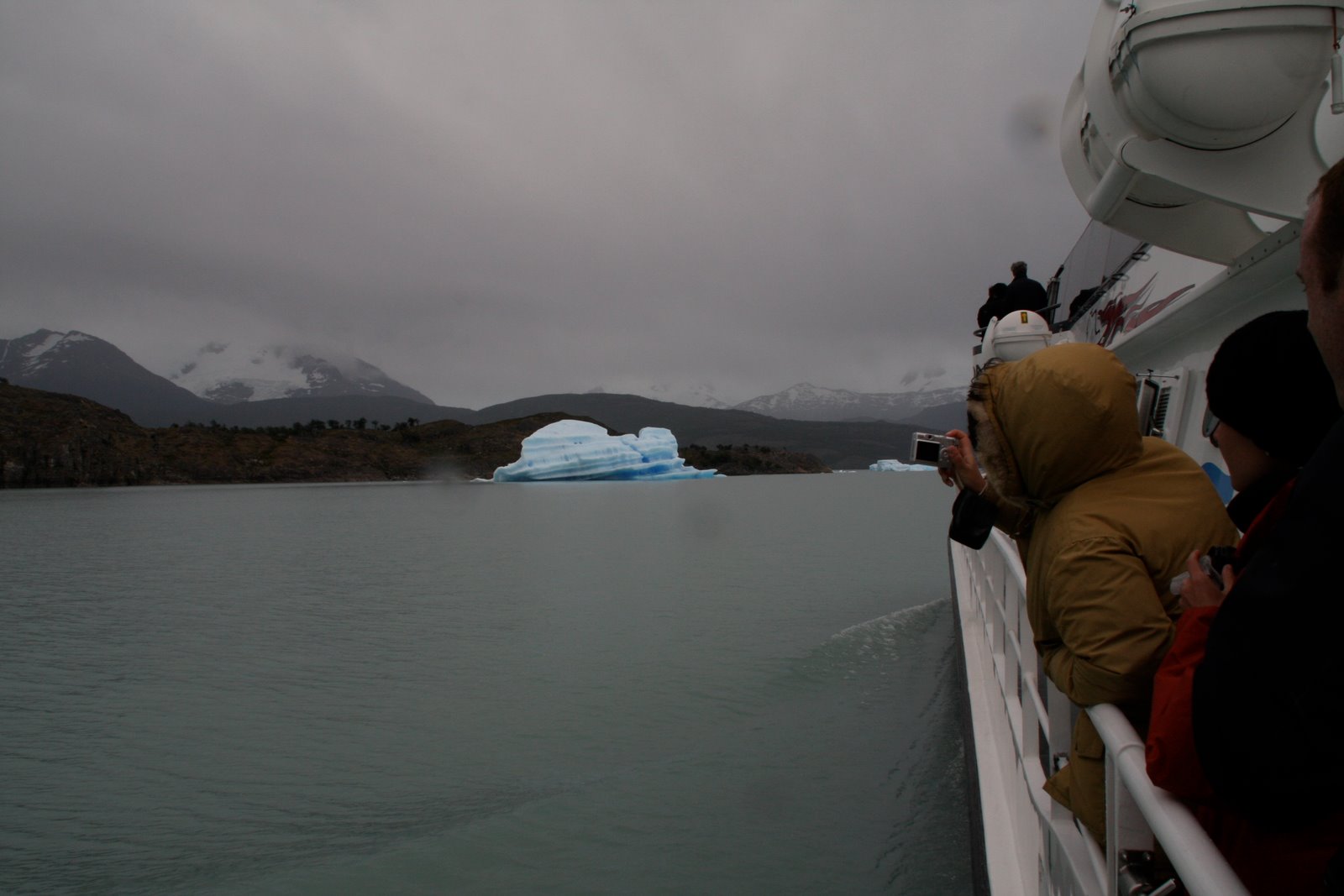photographing the 1st iceberg without knowing we will see so many and so big later