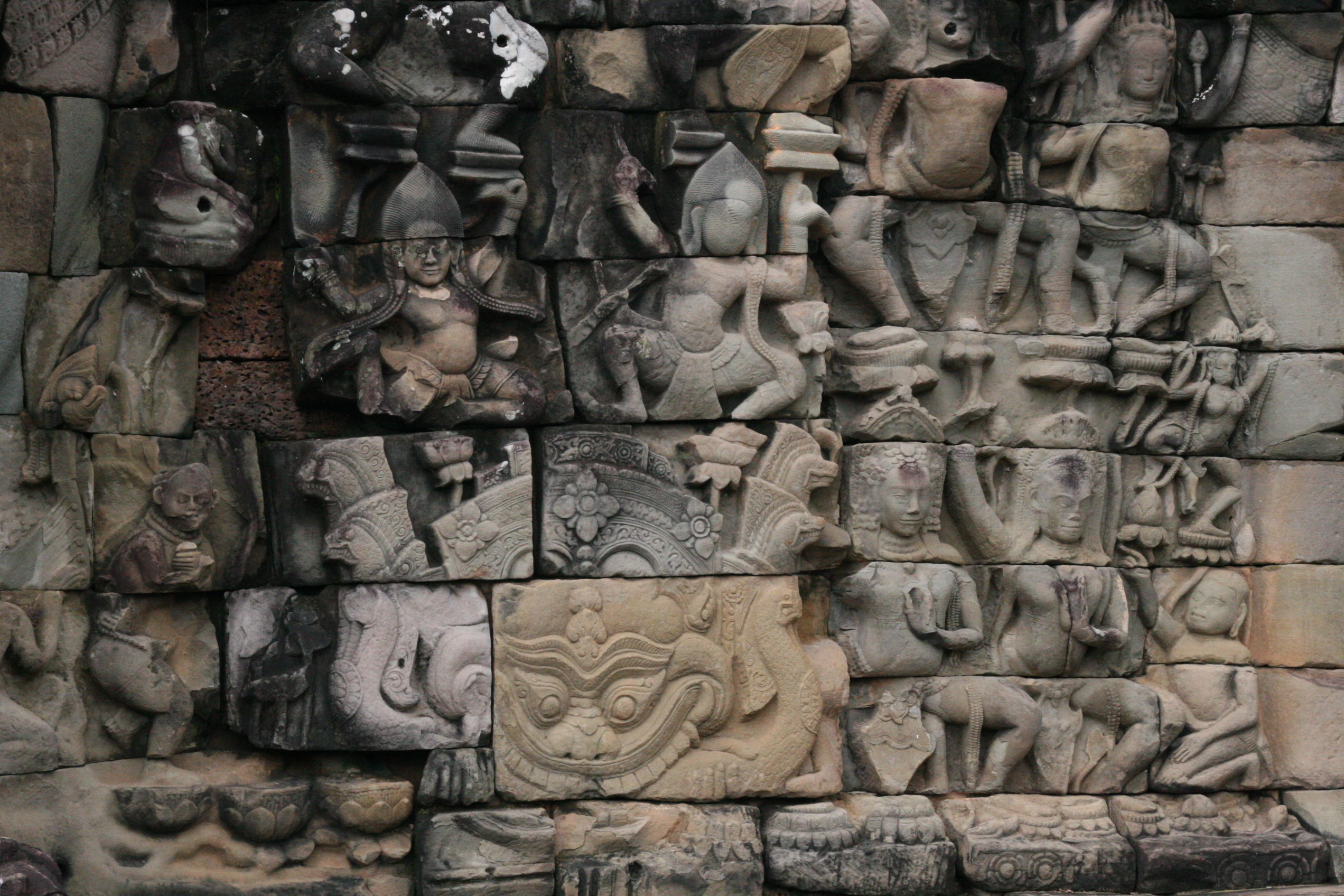 Terrace of the Elephants, Angkor, Cambodia