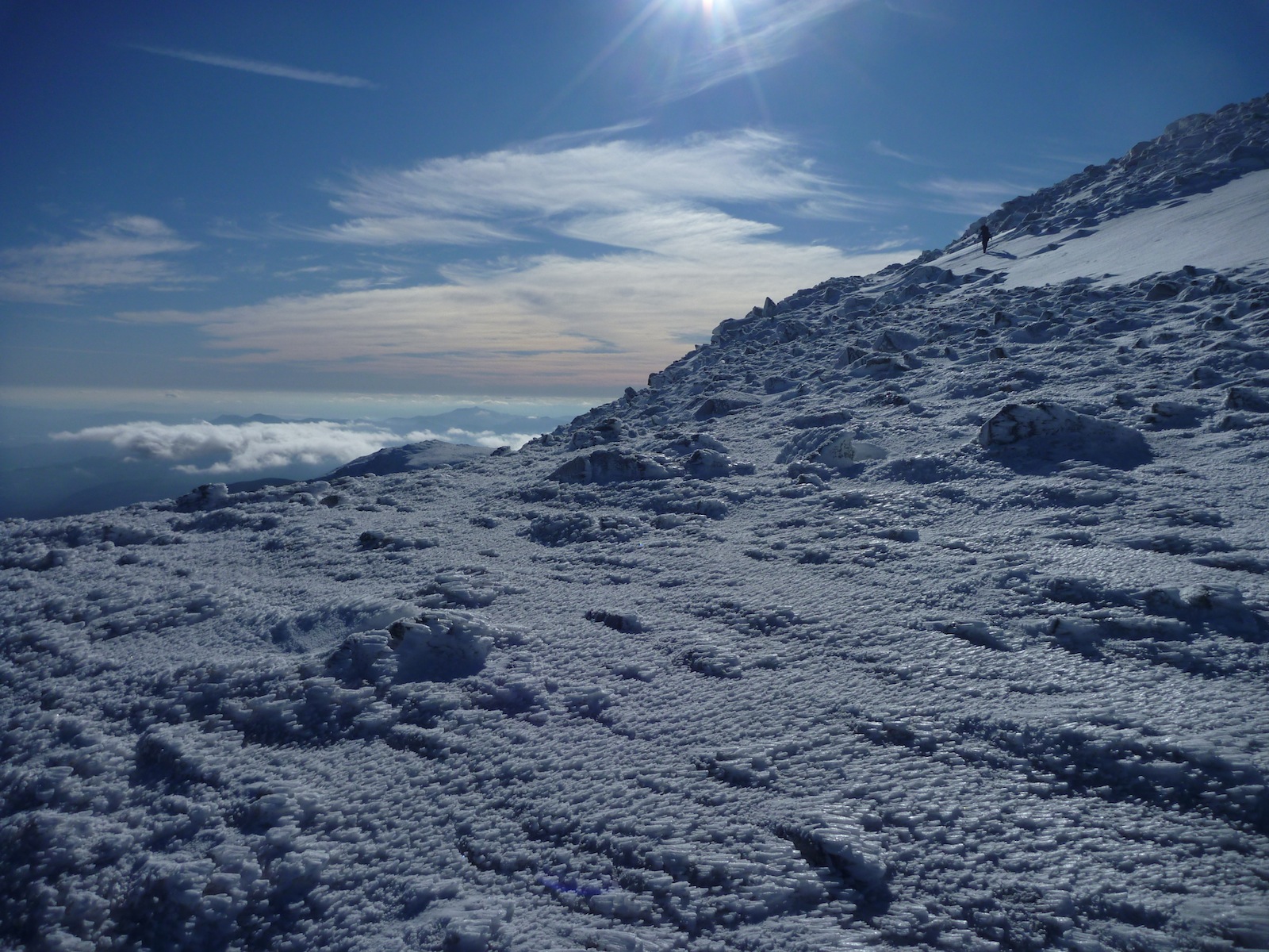 Going towards the top