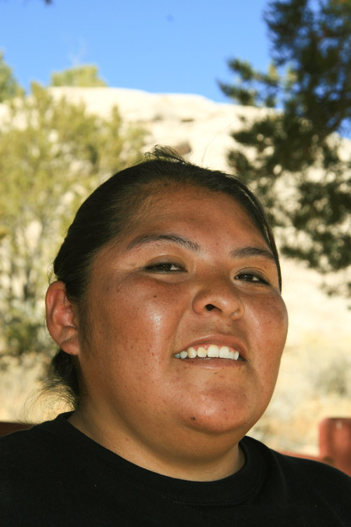 Navajo artisan at Window Rock