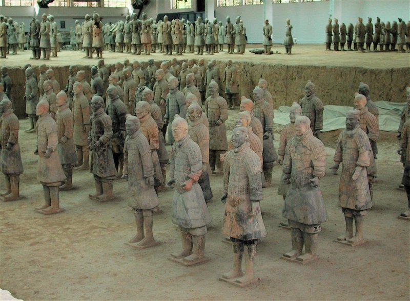 Soldats de terre cuite
