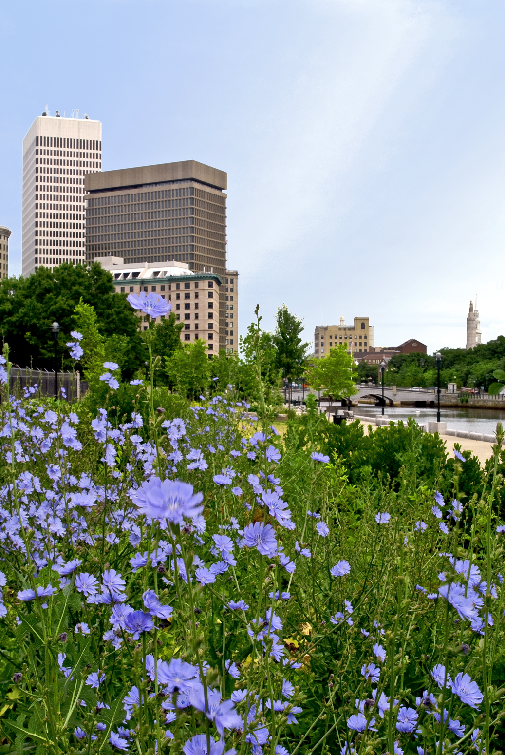 Providence City Skyline from Providence River