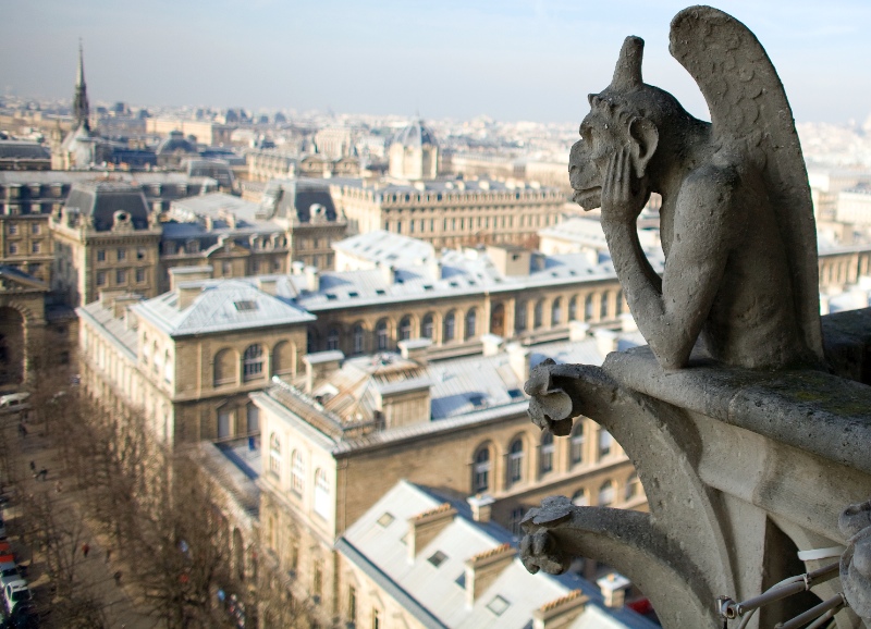 Gargoyle  Notre Dame de Paris