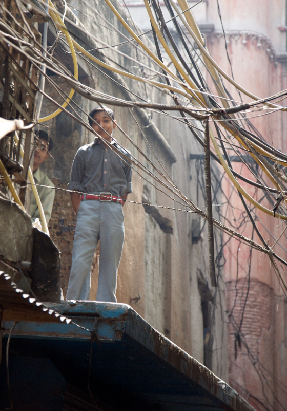 Up on the roof, Old Delhi