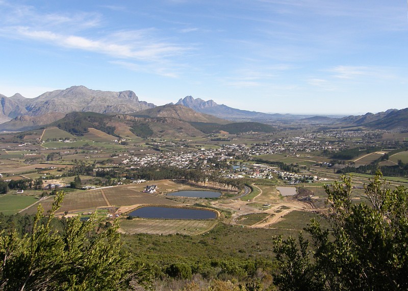 View on Franschhoek