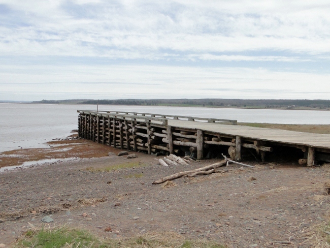 Looking out over the Bay of Fundy