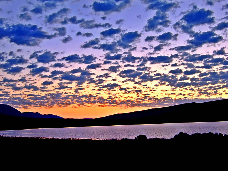 Sunset on Mann Lake