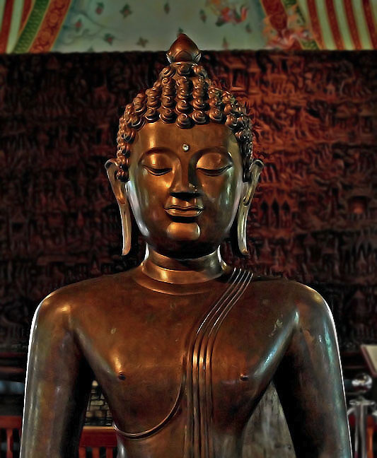 Image of Lord Buddha with third eye