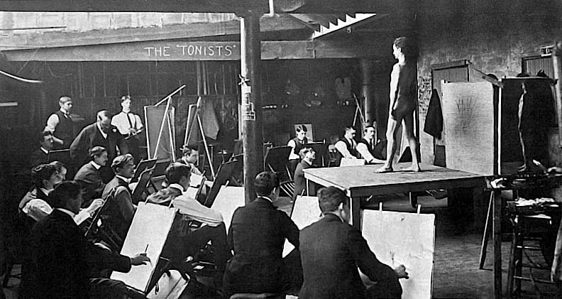 1896 - Art class