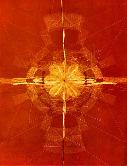 The Sun, wire construction by Richard Lippold, 20th century