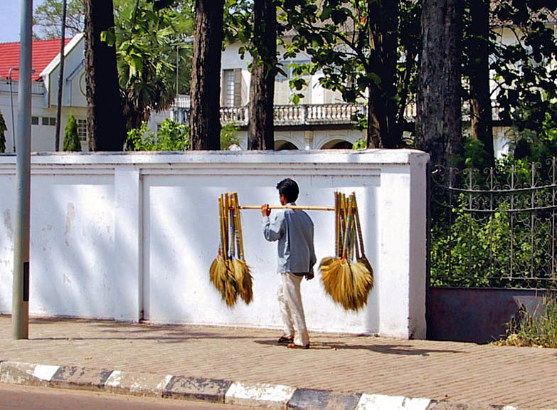 Broom seller