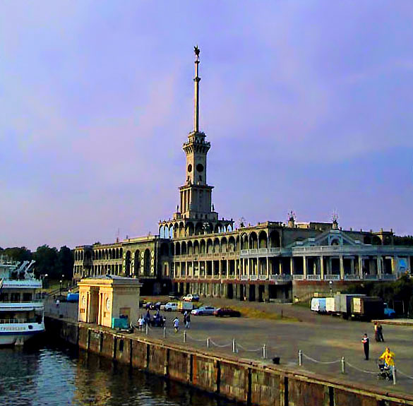 Dock and clock tower