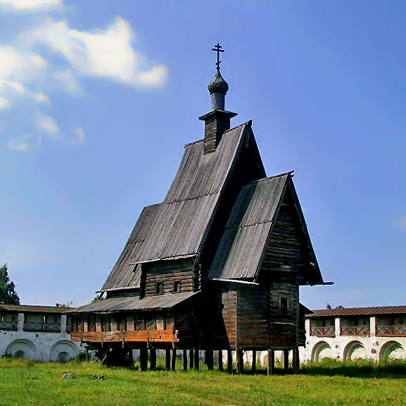 Antique wooden church, Ipatievsky Monastery