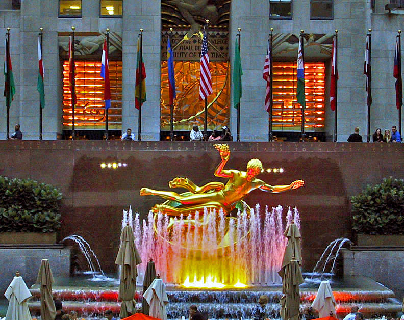 Prometheus, Rockefeller Plaza