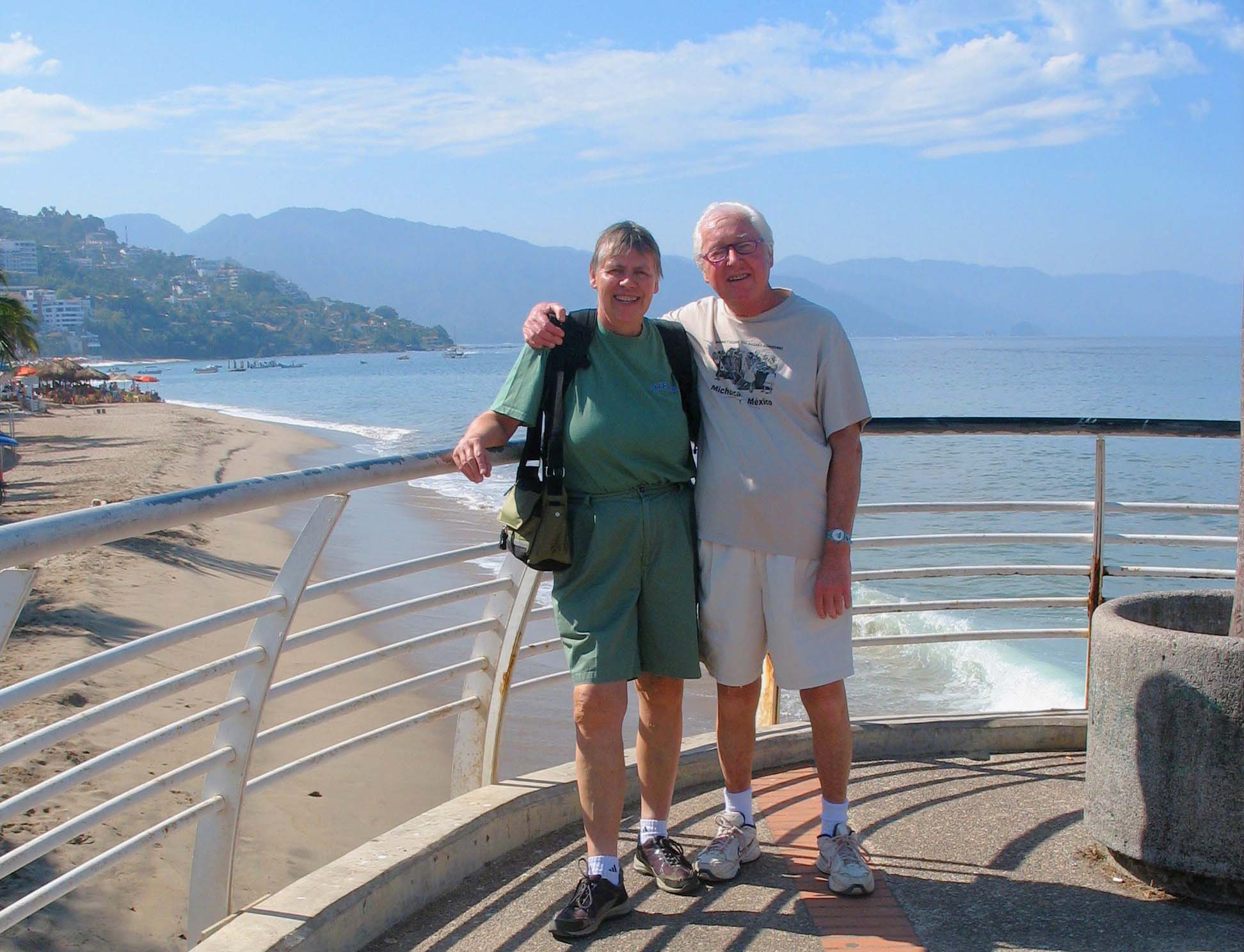Los Muertos Beach overlook, Malecon, Puerto Vallarta